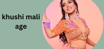 khushi mali age