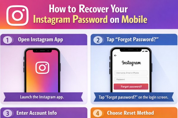 forgot Instagram password mobile