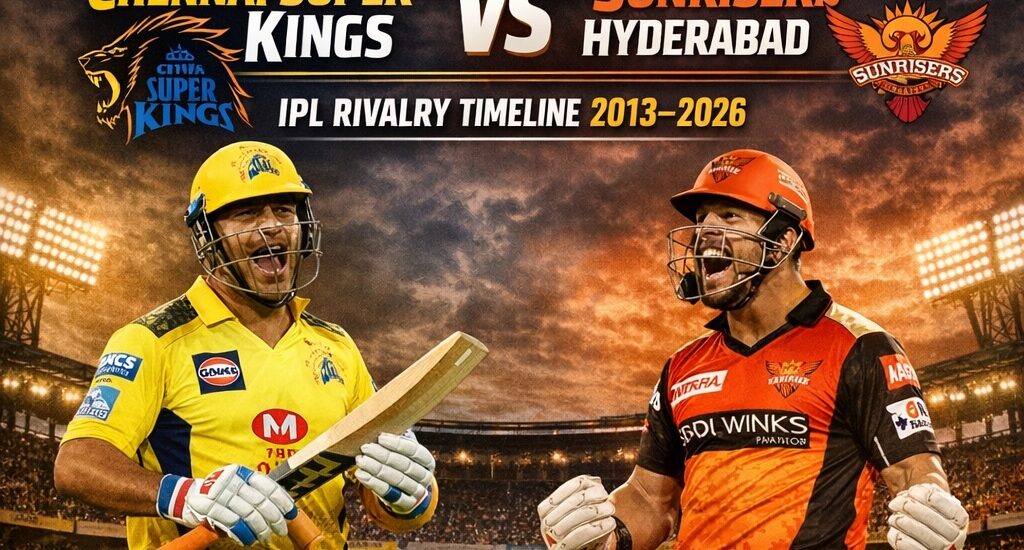 chennai super kings vs sunrisers hyderabad timeline