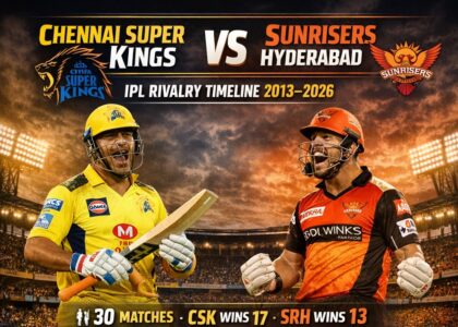 chennai super kings vs sunrisers hyderabad timeline