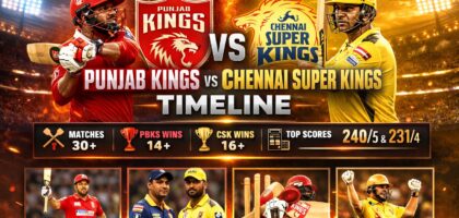 punjab kings vs chennai super kings timeline