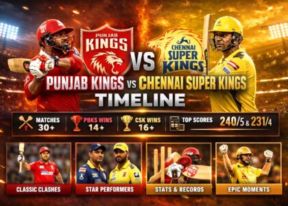 punjab kings vs chennai super kings timeline