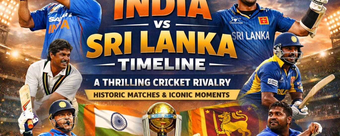 india national cricket team vs sri lanka national cricket team timeline